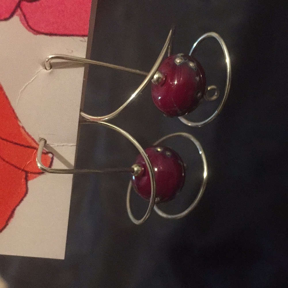 Earrings, artist designed dangle